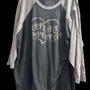 Beautiful Disaster Gray Long Sleeve Shirt